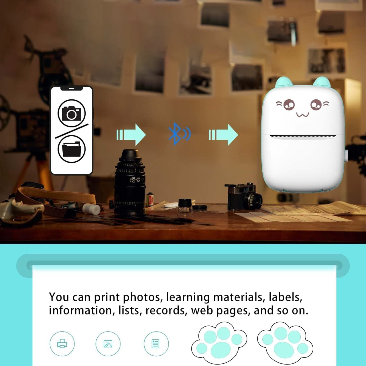 798eaffb-4fa2-4918-8dca-ac4fae32cc2d.png عرض قطعتين • Mini Sticker Printer - الصورة 2