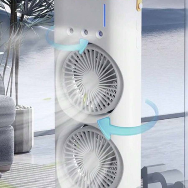 • مروحة و فواحة Double Fan الترند